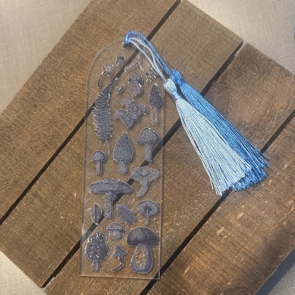 Other - Blue Tassel Mushroom Bookmark